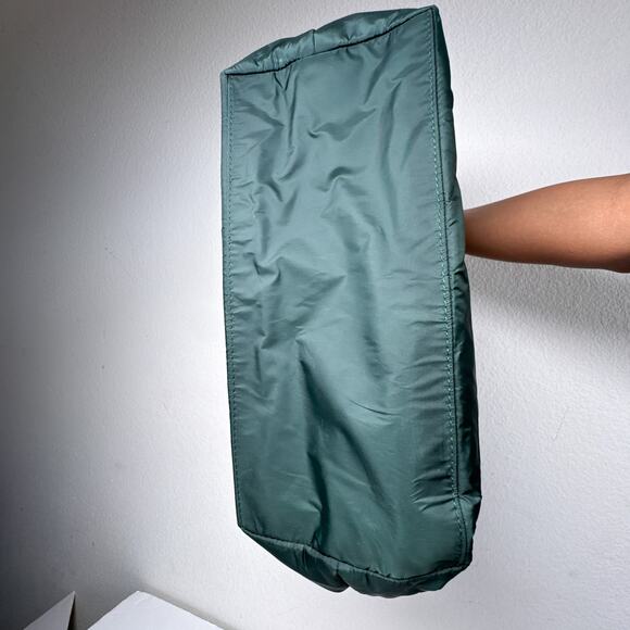 Lands’ End Quilted Plaid Tote Medium Bag - Picture 10 of 13